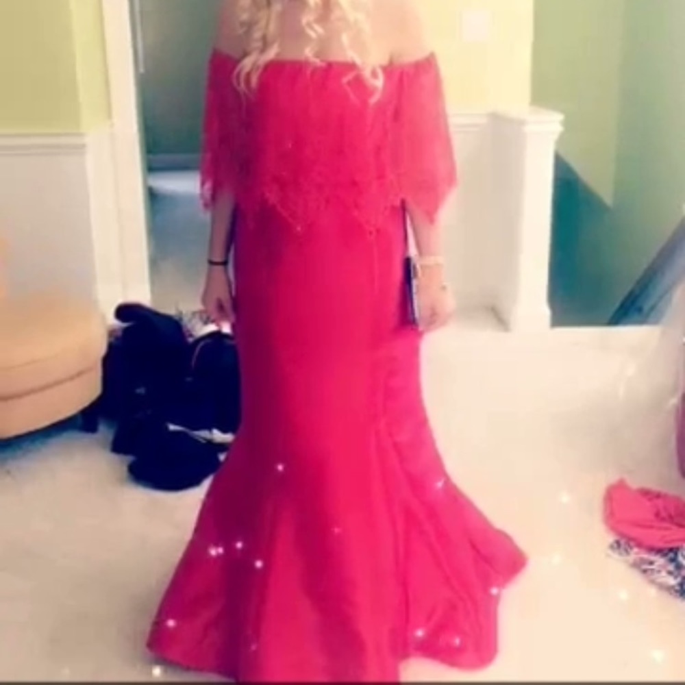 Two piece Red dress size 4